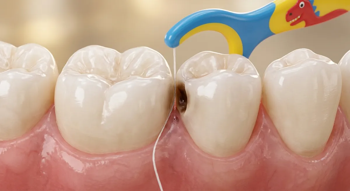 پوسیدگی بین‌دندانی و نخ دندان — Interproximal Caries & Flossing